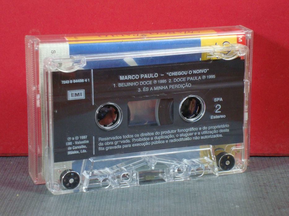 Marco Paulo - Chegou O Noivo / Cassete / VG Plus