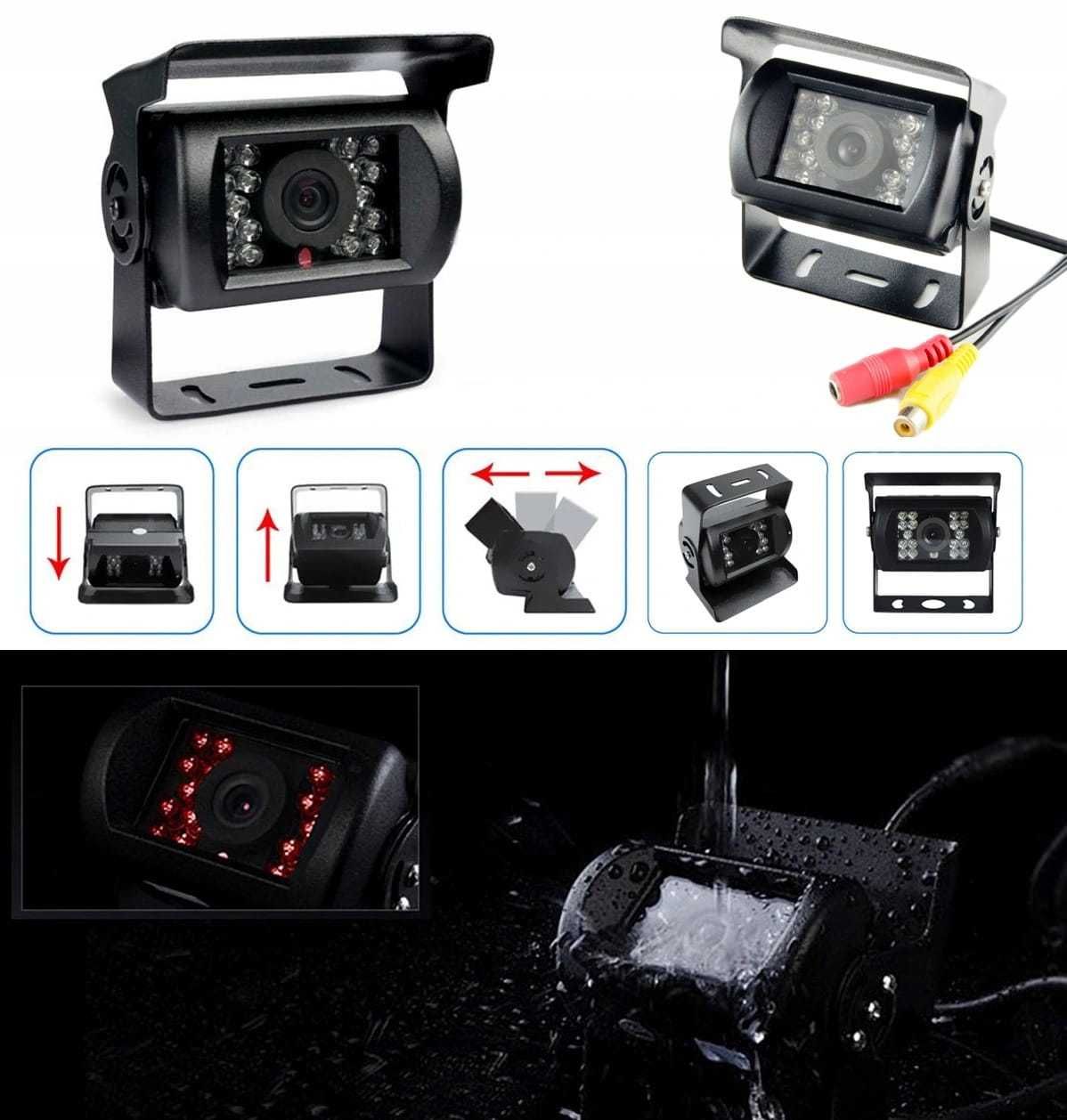 Zestaw kamer 360° 4x camera cofania do tira, autobusu, kampera. NOWOŚĆ