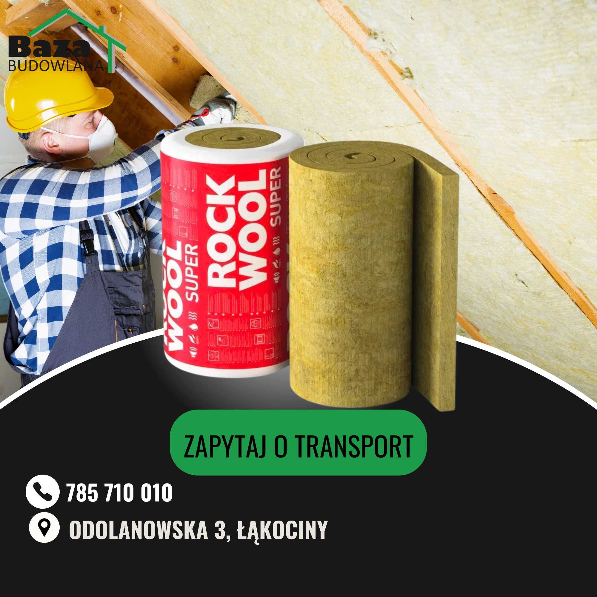 Wełna skalna Rockwool Toprock Premium 10cm 035 Krotoszyn Milicz Ostrów