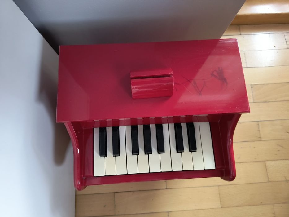 Pianino Vilac oryginalne czerwone dla dzieci