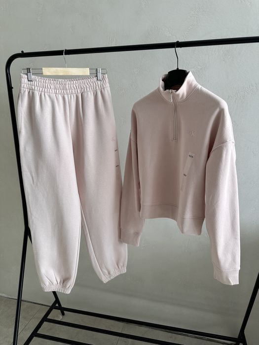 Костюм жіночий спортивний теплийкельвін кляйн archive logo fleece xs m