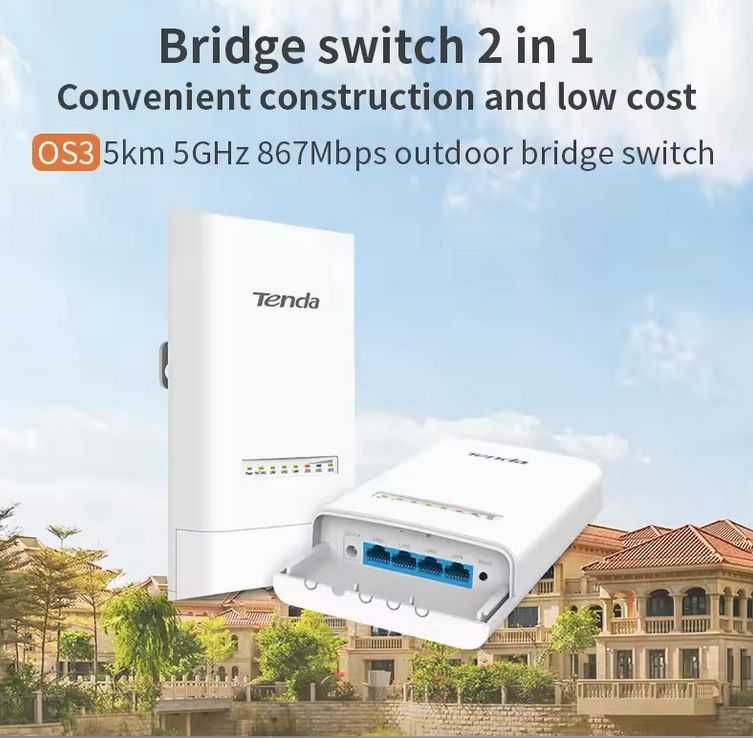 Router - Access Point - Client - WISP - Universal Repeater  TENDA OS3