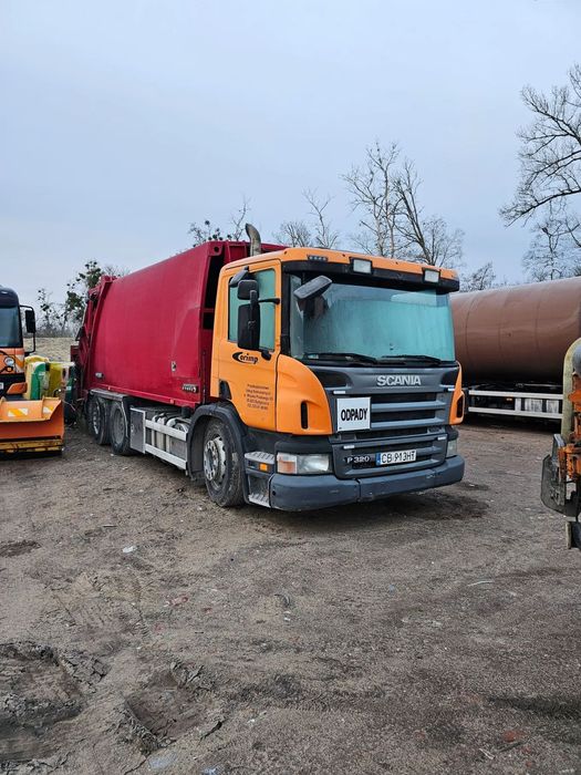 Scania P-320  Śmieciarka P-320 dwukomorowa NTM KG-2K