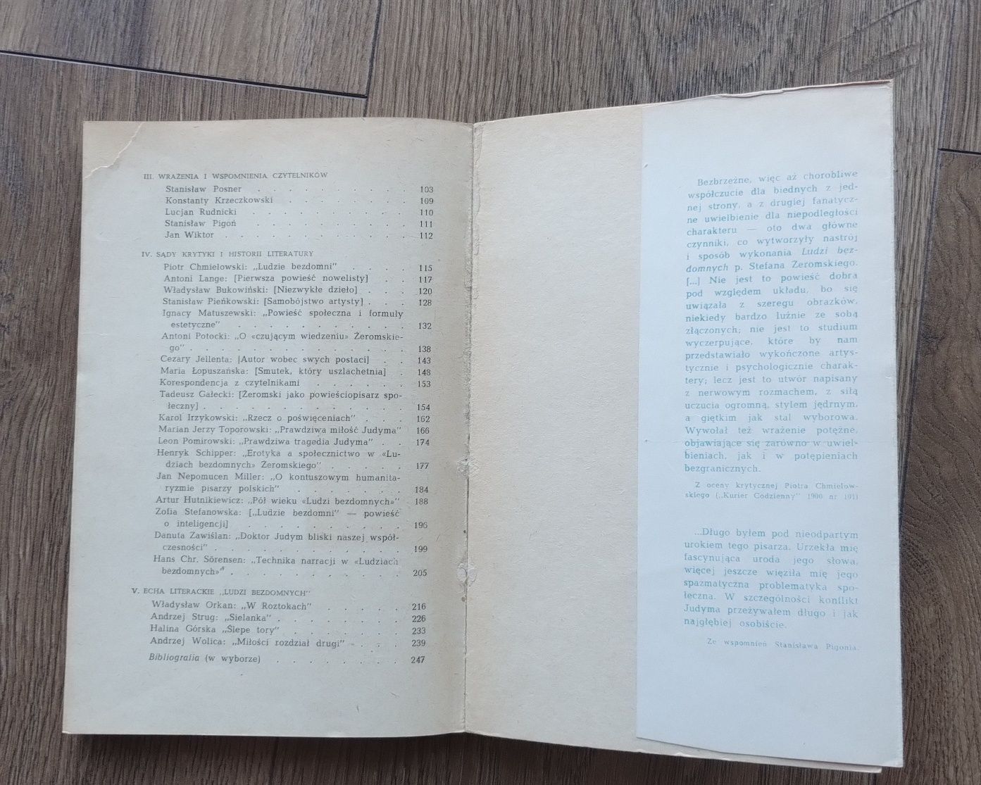 Henryk Markiewicz - "Ludzie Bezdomni" Stefana Żeromskiego (1966)
