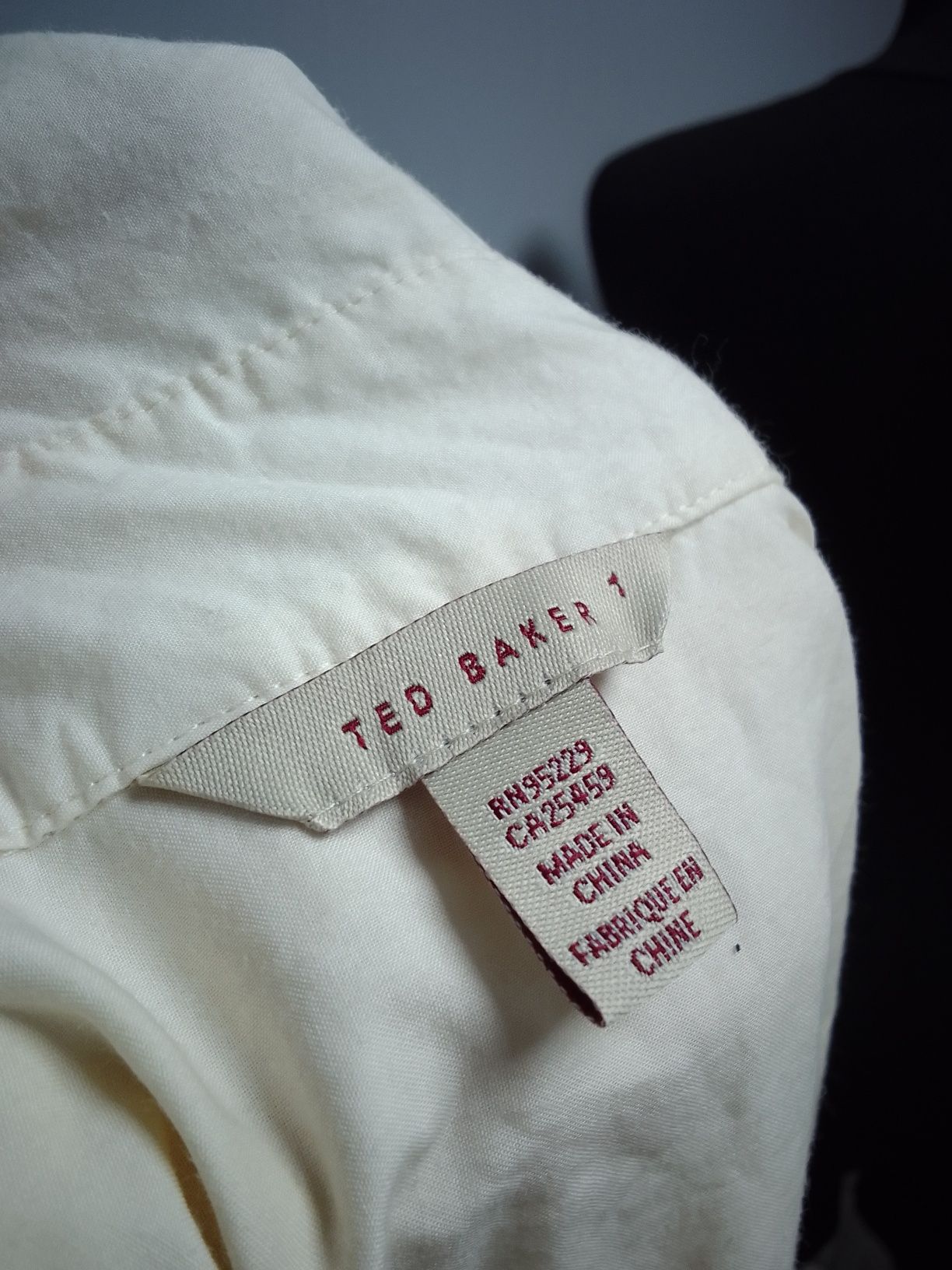 Ted Baker kremowa ecru koszula tunika XS