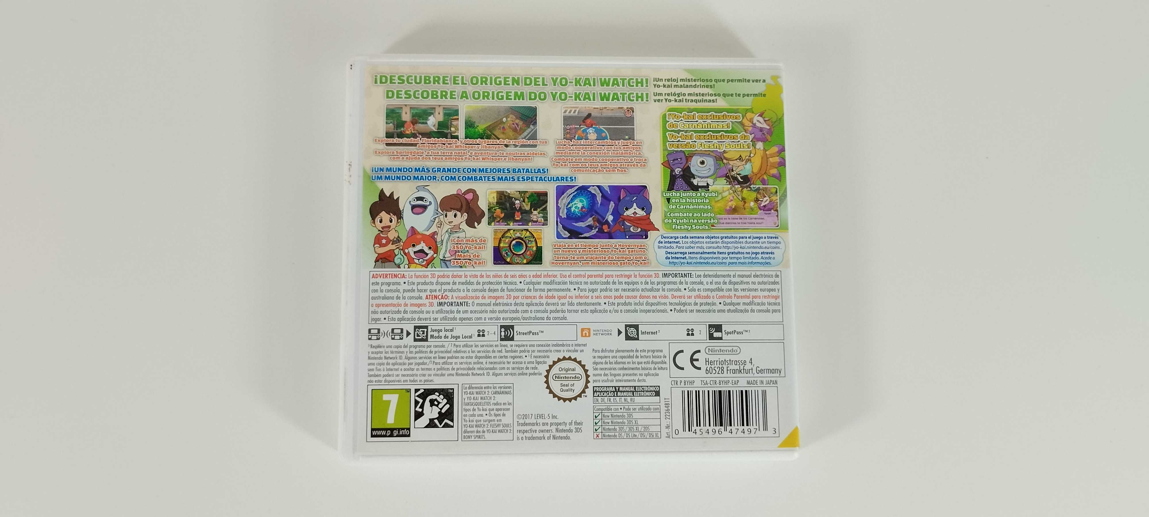 Yo-kai Watch 2 Fleshy Souls - Nintendo 3DS