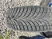 Ładne opony zimowe 205x55 r16 peugeot 307 na felgach stalowych