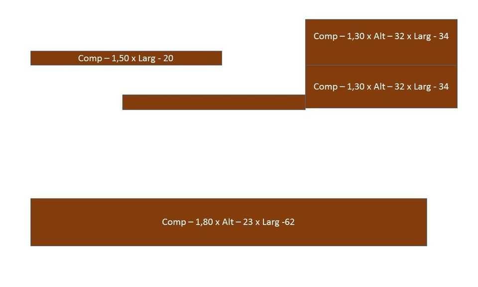 Estante Sala em Wengué