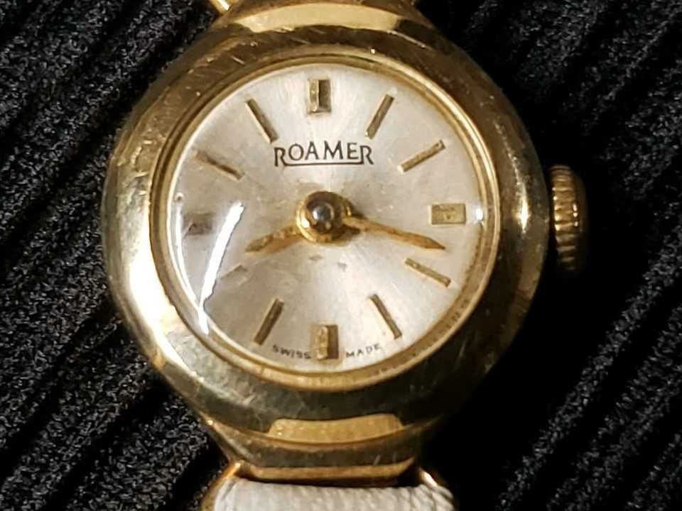Złoty zegarek damski Roamer 14k 585