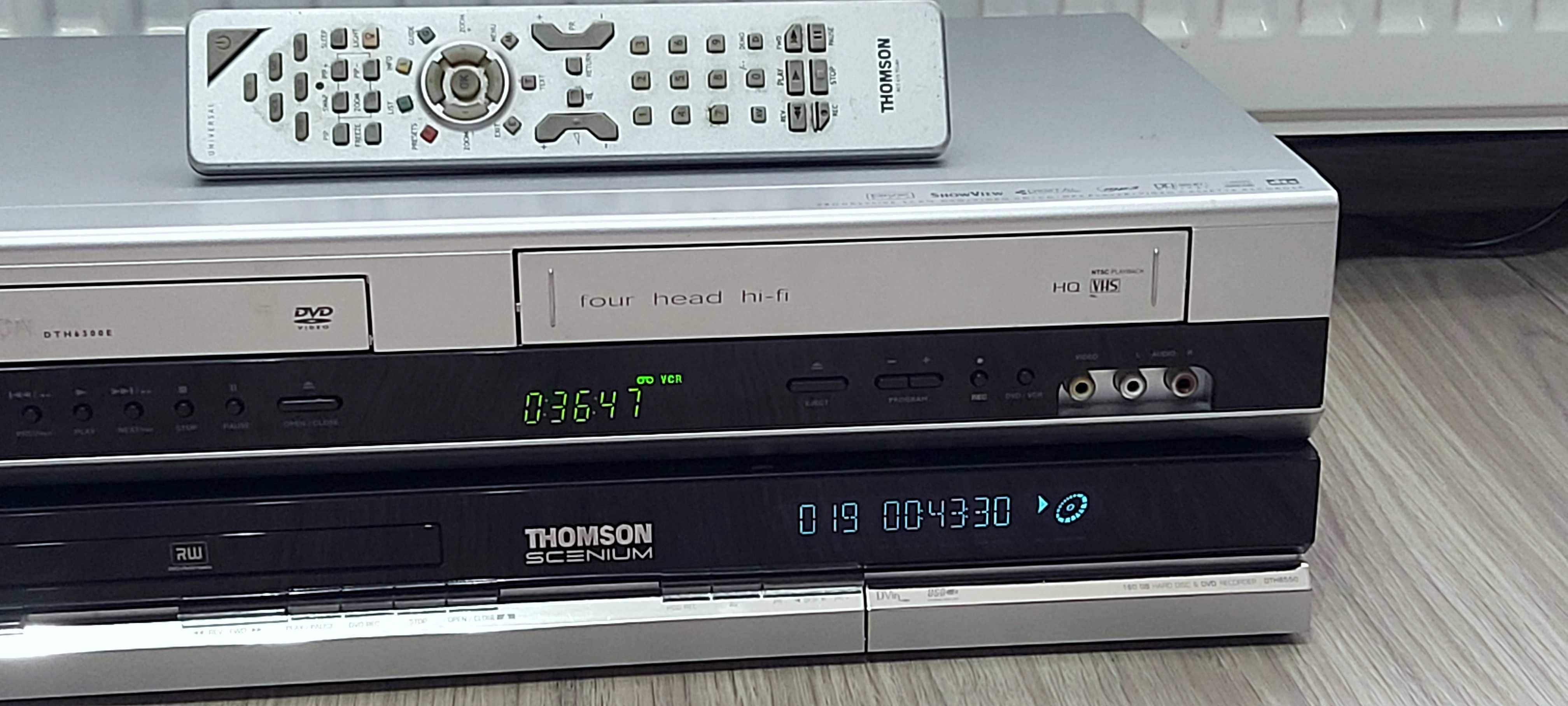 THOMSON Nagrywarka DVD-HDD + VCR ~ Przegraj VHS na DVD