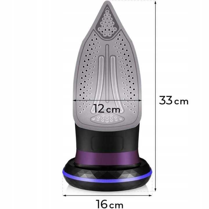 NOWOŚĆ Żelazko bezprzewodowe parowe ceramiczna powłoka duża moc