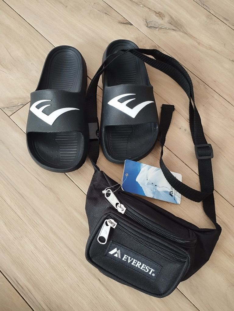 Klapki basenowe Everlast r 33/34 nową saszetka nerka