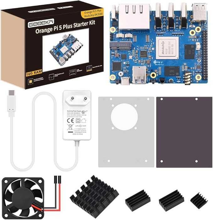 GeeekPi Orange Pi 5 Plus 16 GB LPDDR4  8-rdzeniowy 64-bitowy