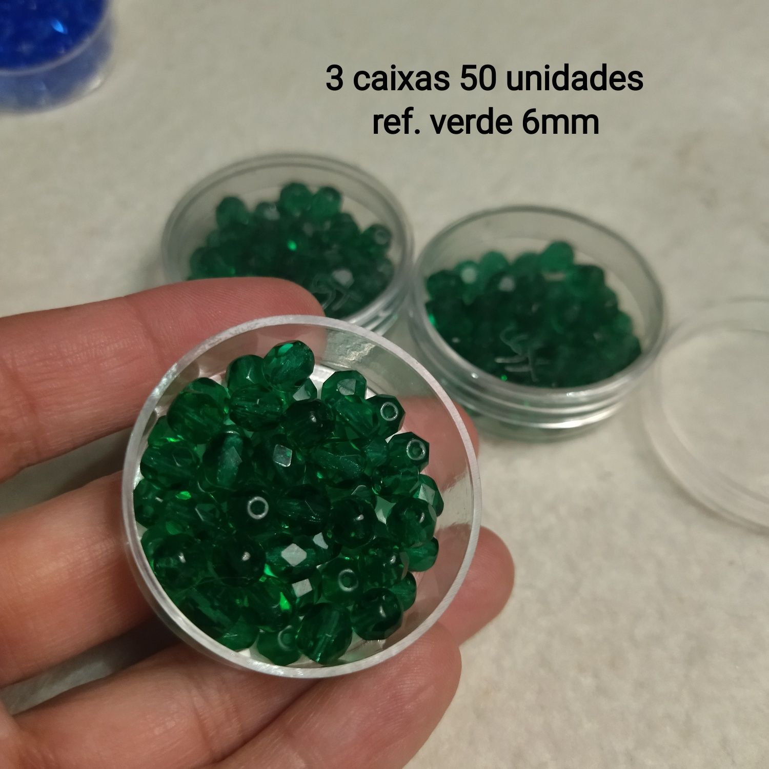Contas de vidro checas ( 28 caixas)