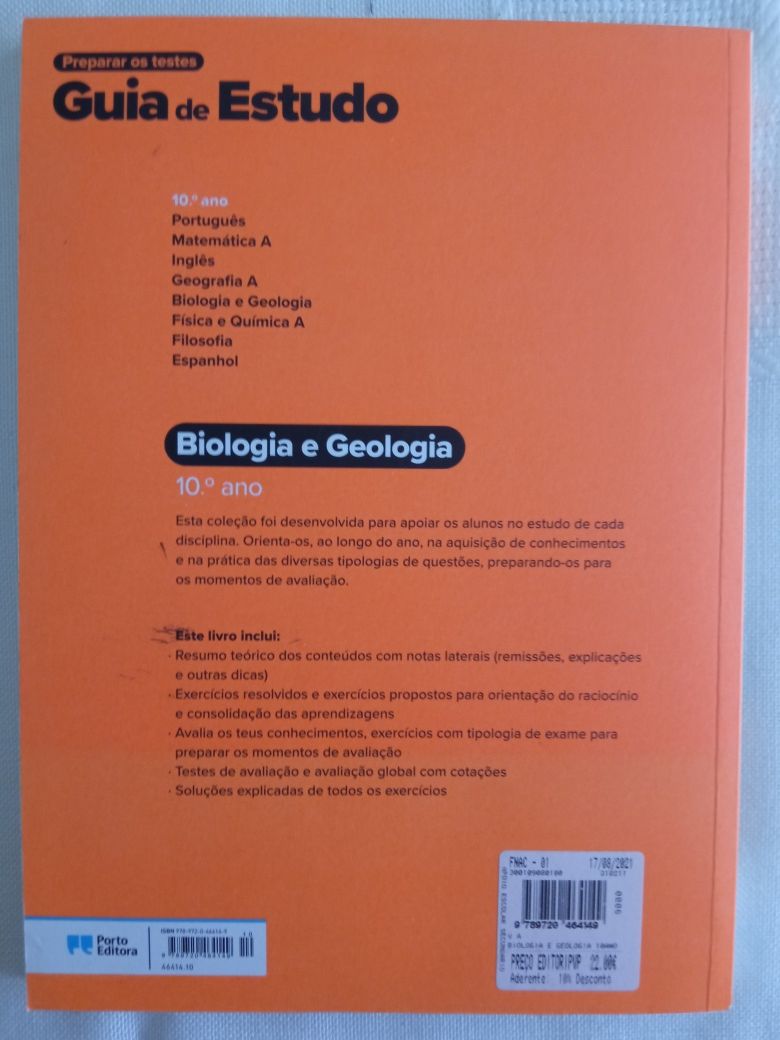 Biologia e Geologia 10 ano de
