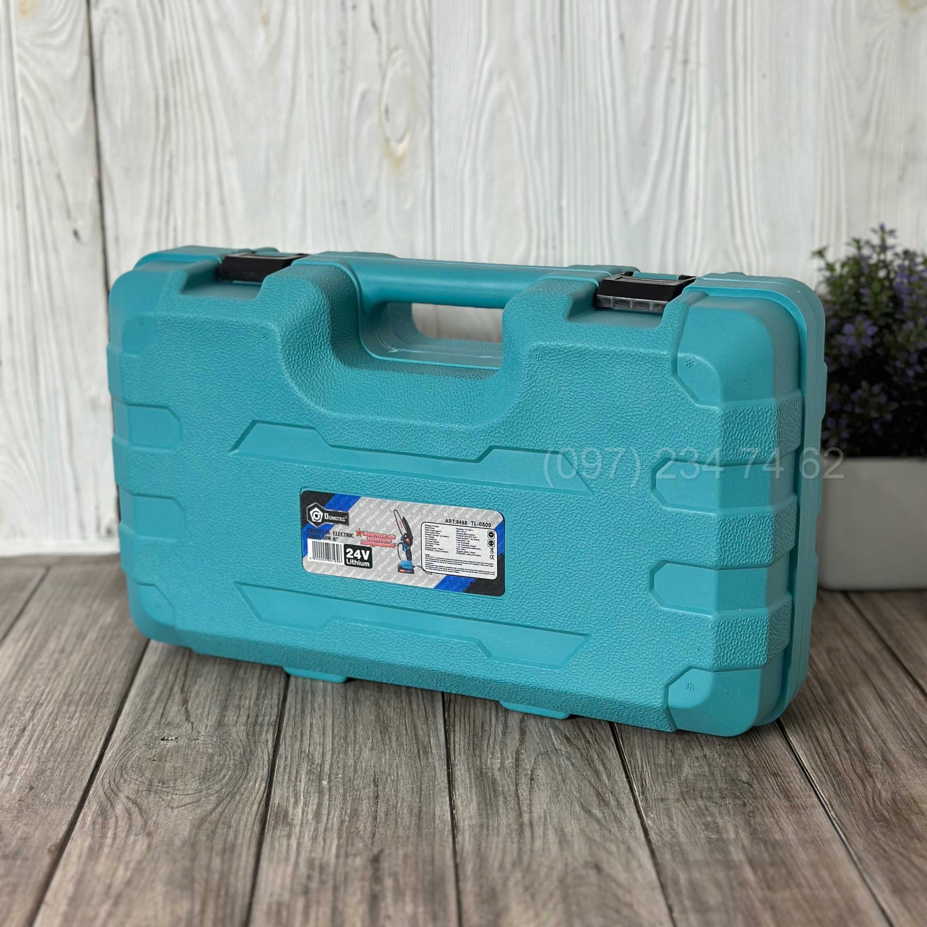 Міні пила акумуляторна Domotec 8 дюймів, 24V Мини пила аккумуляторная