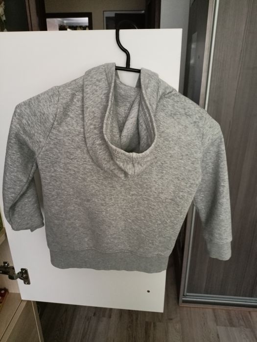 Bluza H&M rozpinana szara rozmiar 110/116