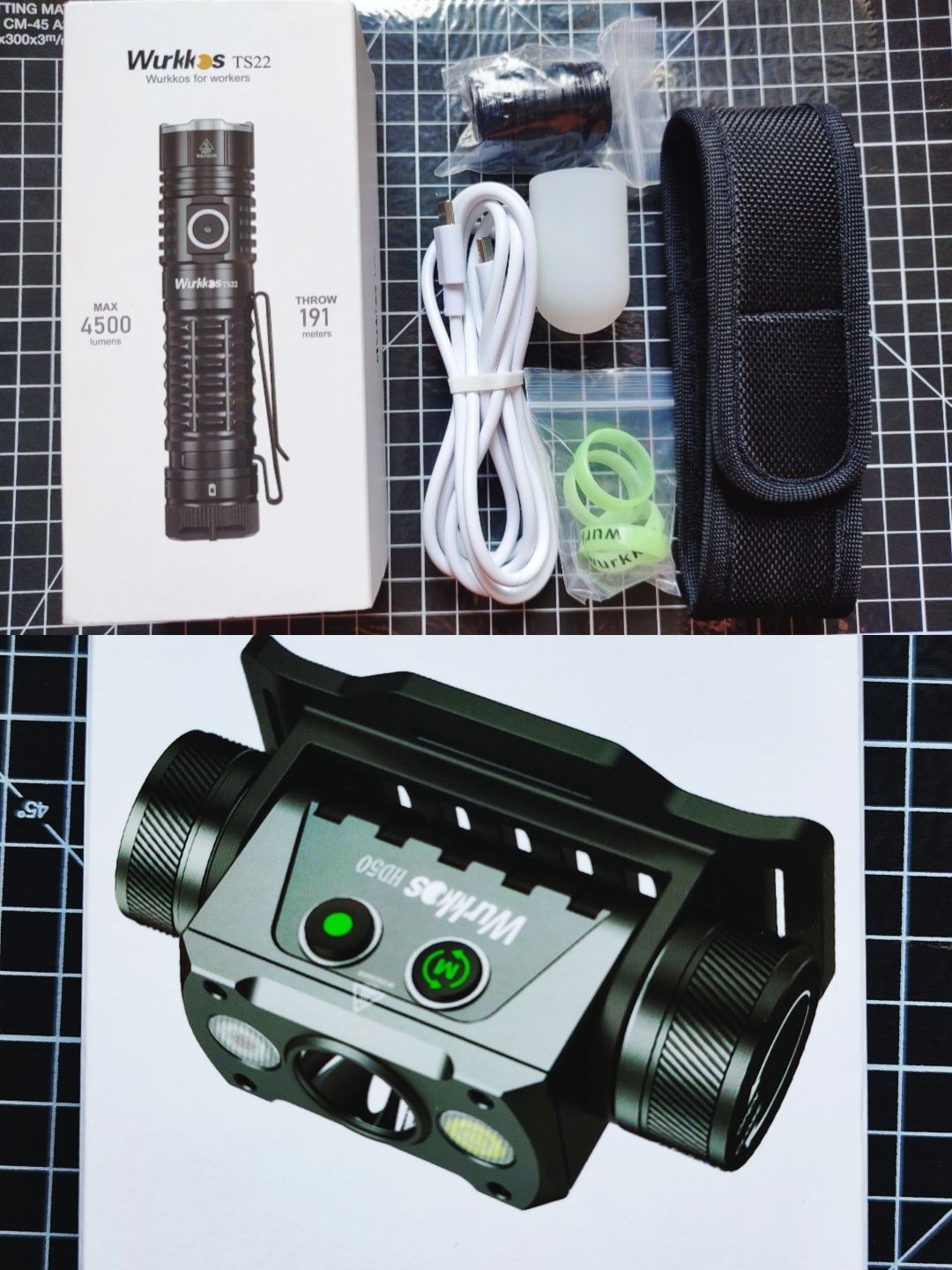 Wurkkos HD50,TD07,TS10 MAX!TS22XHP70.3,HD01,TD02,TD04,Sofirn HS21,HS41