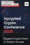 Найдешевший квиток на incrypted conference 2025