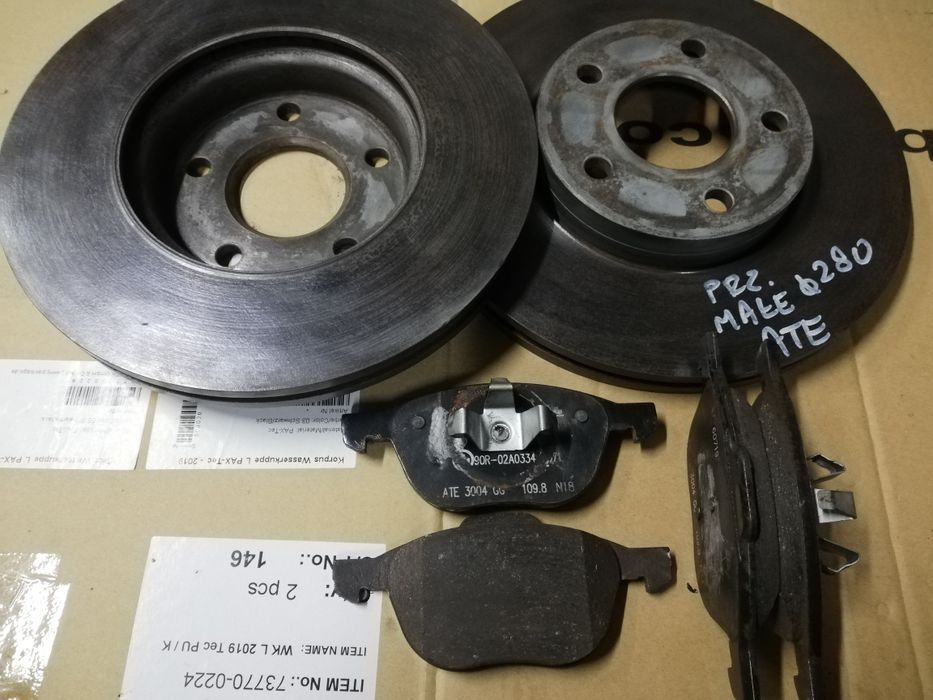 Tarcze klocki hamulcowe przód przednie Focus mk2 i C-max małe 278mm