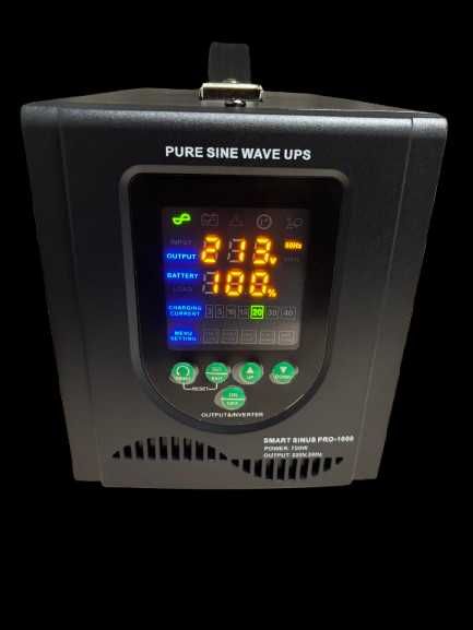 ДБЖ/инвертор 1000W с зарядкой чистый синус для котлов ИБП
