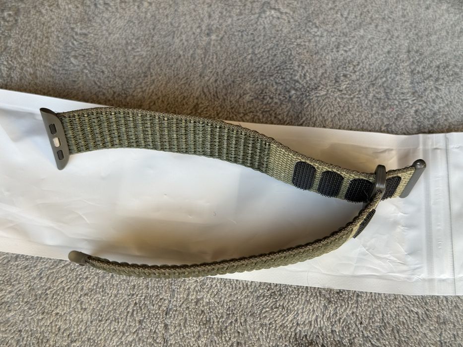 Bracelete Apple Watch S10 42mm verde militar