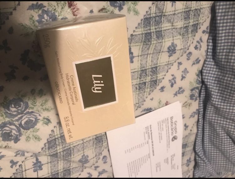 Creme lilly boticario