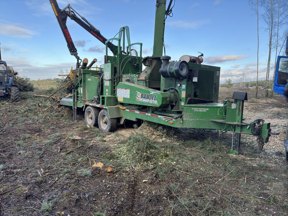 Wycinka drzew w zamian za material, czyszczenie dzialek