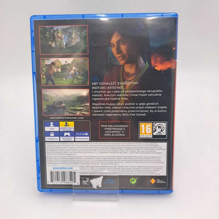 Gra Uncharted Zaginione Dziedzictwo PL Ps4