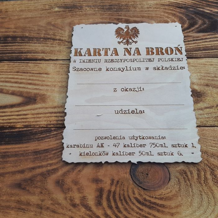 Skrzynia na prezent urodziny kawalerskie