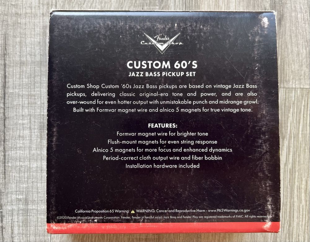 Fender Custom 60’s Jazz Bass Pickups