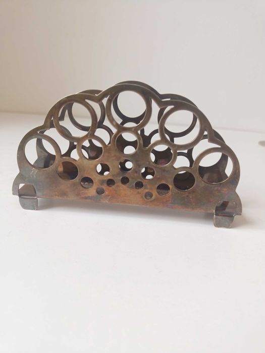 Posrebrzany serwetnik Hefra stan bardzo dobry