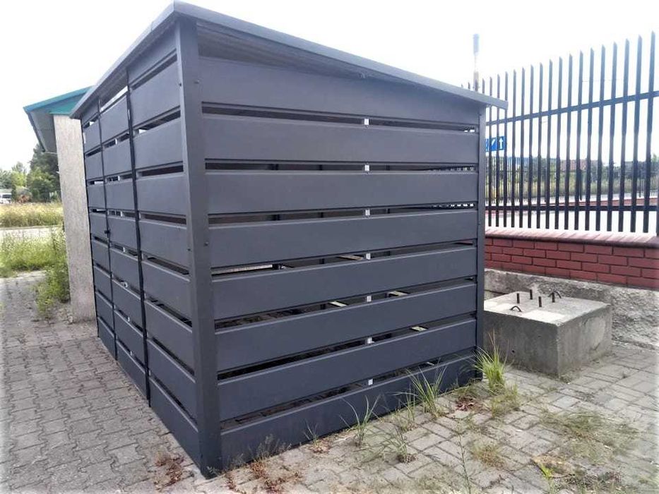 Wiata śmietnikowa, wiata na rowery, box śmietnikowy, schowek PRODUCENT