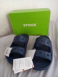 Nowe klapki crocs granatowe 39-40 M7 W9