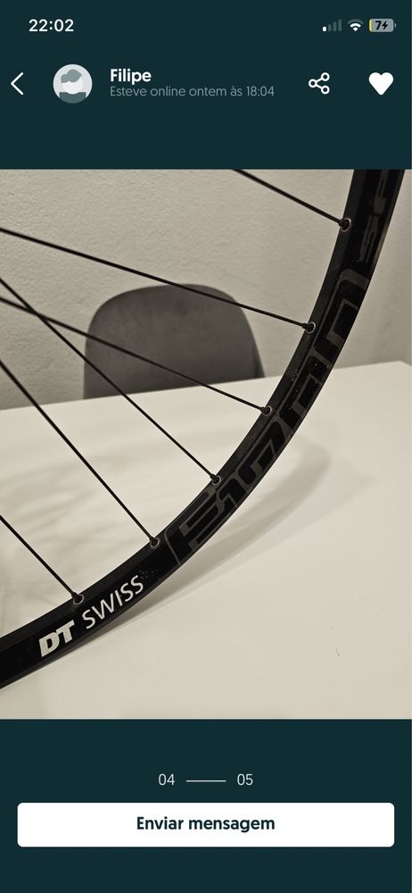 Roda dt swiss E1700 ( enduro)