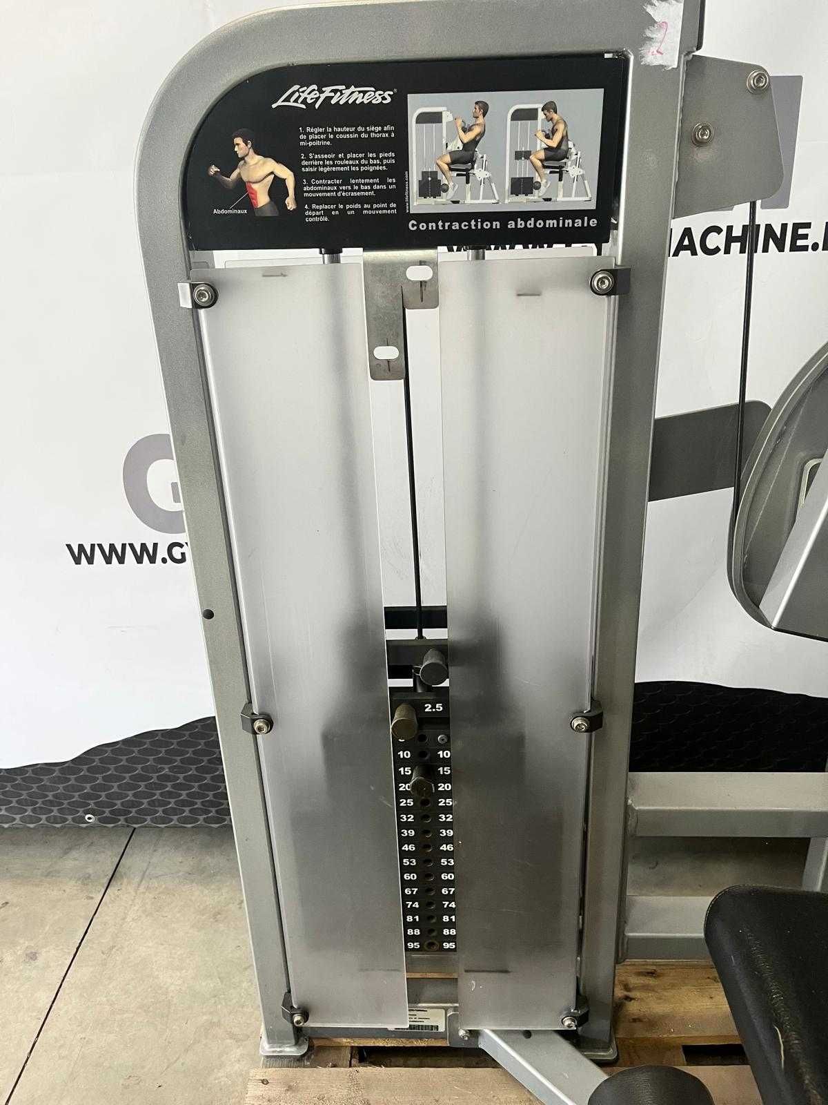 Life fitness Pro 2 abdominal crunch maszyna na brzuch stan bdb