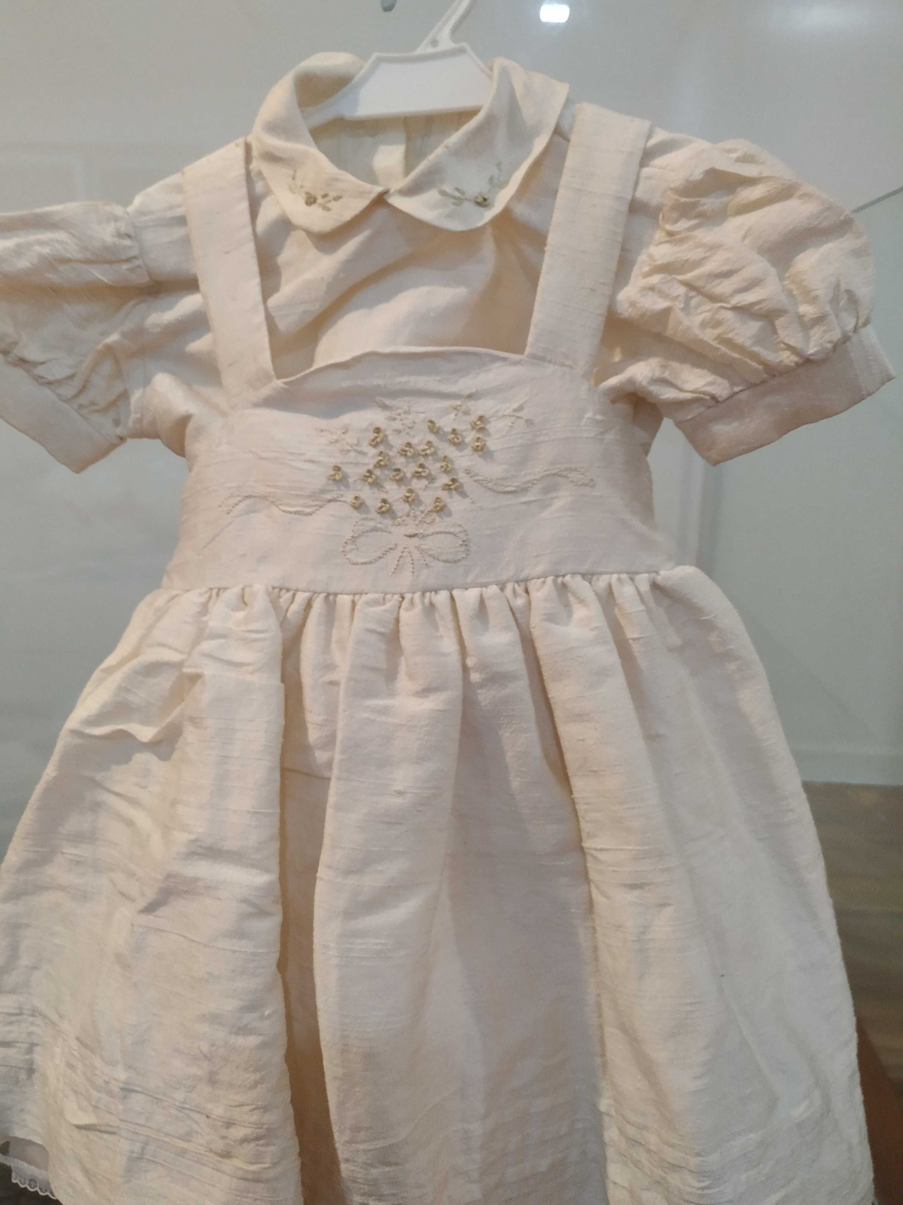 Vestido batizado bebe