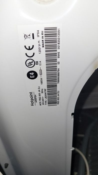 Maquina Lavar Roupa Ariston  PEÇAS