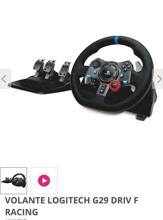 Logitech G29 + Shifter em bom estado