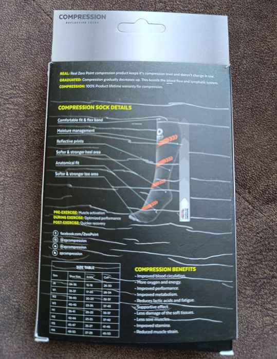 Компресійні шкарпетки Zero Point