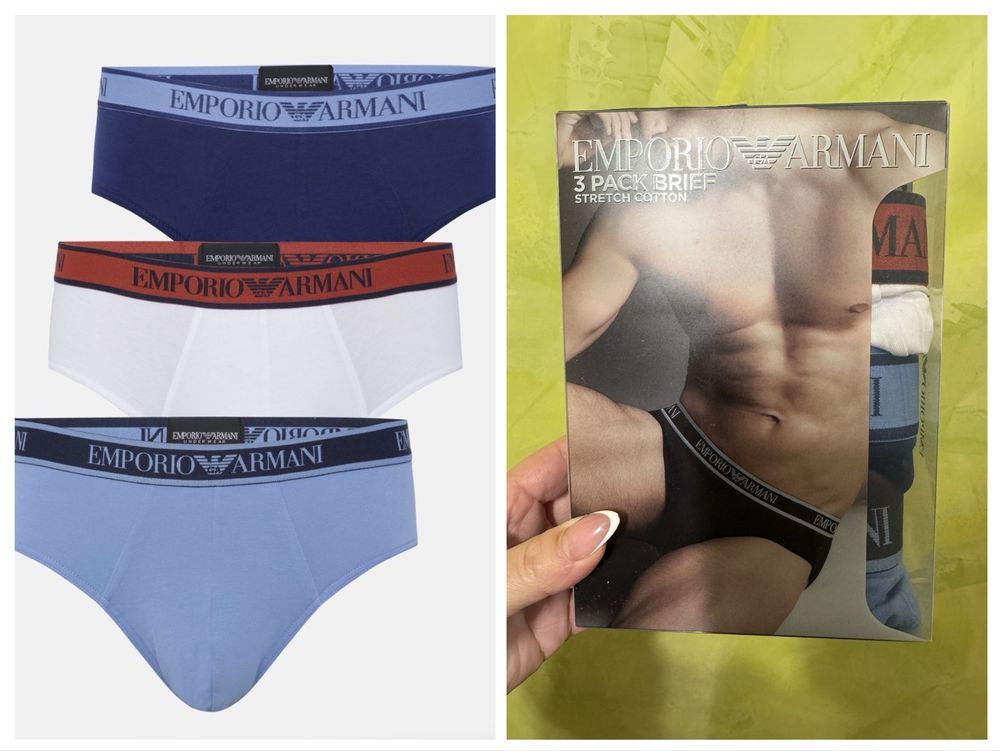 Чоловіча білизна Emporio Armani та Calvin Klein Оригінал