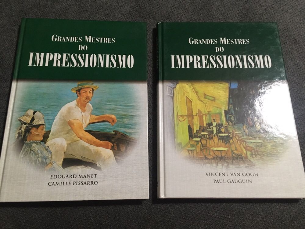 Colecção de 7 livros de pintura "Grandes mestres do impressionismo"