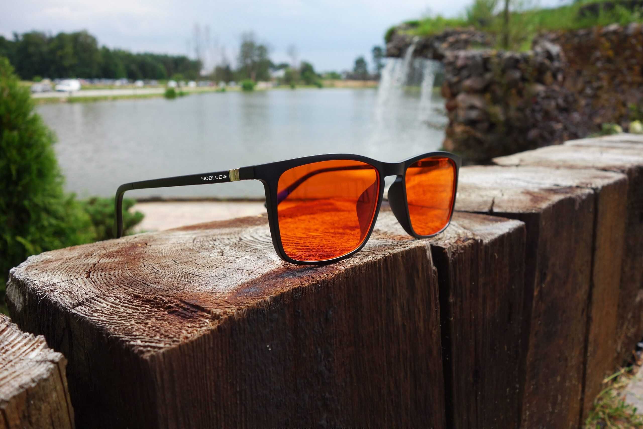 Okulary Blokujące Światło Niebieskie - Classic Orange | NoBlue