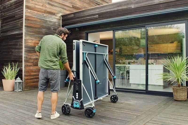 Stół tenisowy 400X OUTDOOR niebieski CORNILLEAU