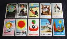 Raras Vinhetas coloridas Turismo Queima das Fitas  Vintage