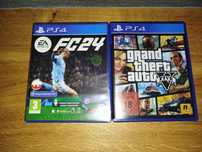 FC 24 FIFA i GTA5, PS4, wersje PL, płyty idealne