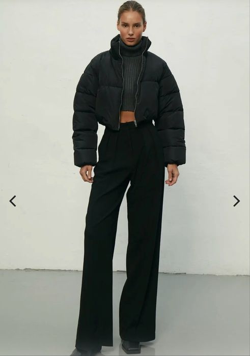 Вкорочена куртка пуфер від укр. бренду PAPAYA