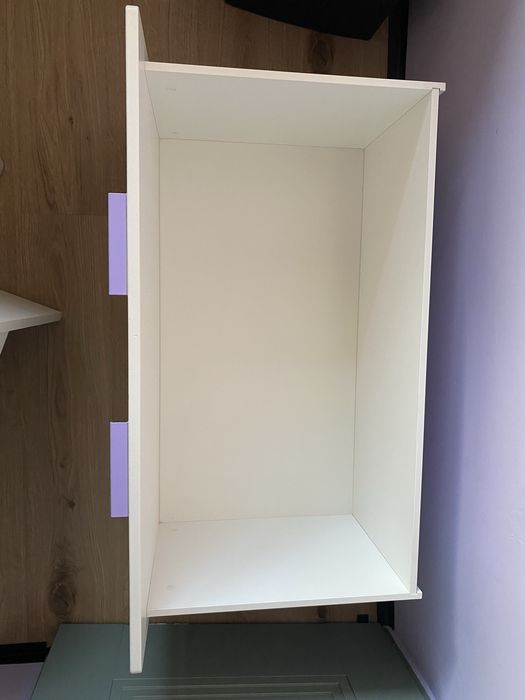 Lawka kufer szuflada biurko na zabawki ikea smastad begripa