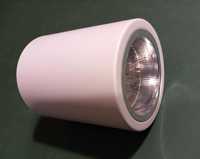 Lampa Jupiter 10 - oprawa sufitowa z aluminium biała na 1 żarówkę LED