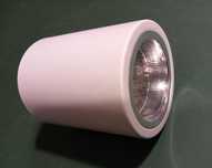 Lampa Jupiter 10 - oprawa sufitowa z aluminium biała na 1 żarówkę LED